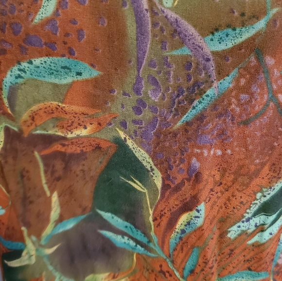 Vintage 100% silk Maxi Dress - Picture 3 of 6